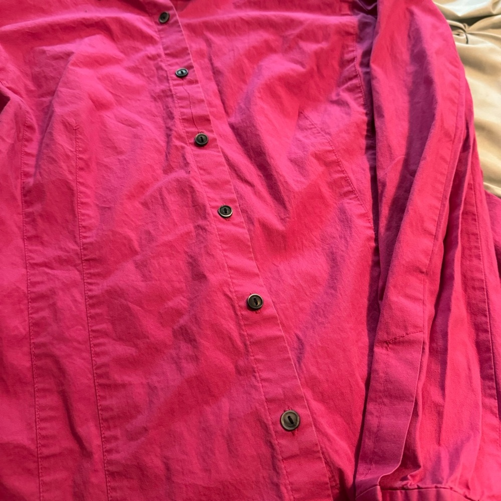 Halogen Pink Button Down Shirt - image 2